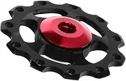 WESIEVYA Bicycle Guide Wheel Bike Sprocket Road Bikes Sprocket for Bike Mountain Cycling Sprocket Wheel Tie Down Kit Cycling Supply Bike Replace Sprocket Racing Cycling Sprocket Alloy Black