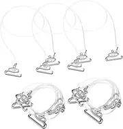 [COSMEVIVI] Elastic Bra Straps Replacement for Women 16 Pcs Bra Straps Invisible Clips Bra Straps Decorative Adjustable Bra Shoulder Straps Anti-skid Bra Straps Bra Strap Clips
