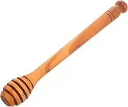 SECFOU Honey Stick Portable Stirring Stick Honey Mixing Stirrers Honey Stirrers Honey Spoons Wood Honey Dippers Household Honey Stir Multi-Function Stirring Stick re-usable