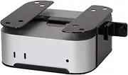 SoNNeT MacCuff mini (2024+): Steel Bracket for mounting a Mac mini (2024) Under a Table, Wall or VESA Compatible Monitors can be Secured with a Padlock.