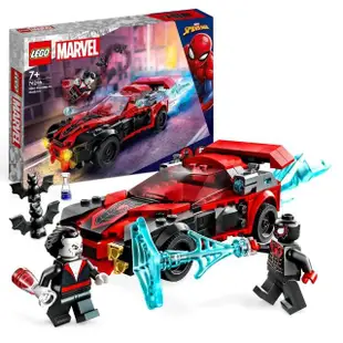 【LEGO 樂高】Marvel超級英雄系列 76244 Miles Morales vs. Morbius(漫威蜘蛛人 蜘蛛人跑車)