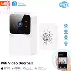 WiFi Smart Video Doorbell -Battery Wireless HD Camera with Audio Visual Doorbell
