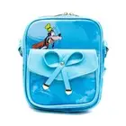 Wondapop Disney Goofy Vegan Leather Crossbody Shoulder Bag Blue Bow New