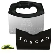 XoYoZo Bench Scraper Dough Cutter Salad Chopper with Cover and Large Stainles...