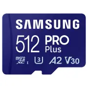 Samsung PRO Plus + Adapter microSDXC 512GB. MB-MD512SA