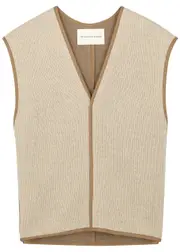 BY Malene Birger Stephanie Wool-blend Vest - Beige - S S