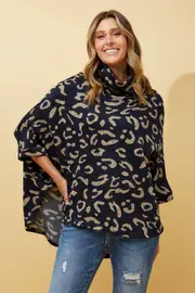 SIERRA ANIMAL PRINT TOP