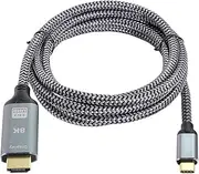 cablecc USB4 USB-C Type-C Source to HDMI 2.0 Display 8K UHD 4K DP to HDMI Male Monitor Cable Connector 1.8m 6ft
