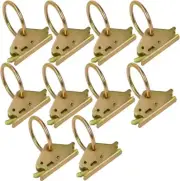 10 Pack Heavy Duty E Track O Rings Tie Down Anchors E-Track Tie-Down Rail System