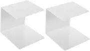 2pcs Lash Pillow Shelf Lash Extension Kit White Display Cubes Lash Storage Eyelash Organizer and Storage Lash Extension Organizer and Storage Lash Extension Supplies Lash Tools