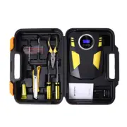 Car 12V Portable Inflatable Cylinder Pedal Digital Display Air Pump with Light &