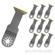 10 x 1-3/4"Titanium Bi-Metal Oscillating Saw Blades-older Fein Multimaster model