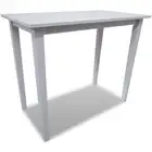 Wooden Bar Table White Modern Furniture Indoor Outdoor Dining Pub High Top 41701