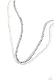 Paparazzi White Collar Week Pink Necklace NWT