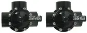 Jandy 4717 3-Port 2 to 2-1/2-Inch Positive Seal NeverLube Valve, 2-Pack