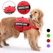 Pet Puppy Dog Soft Vest Harness Adjustable Collar Size XS S M L XL XXL W/ Patch