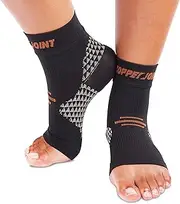 CopperJoint Arch Support Compression Socks for Men & Women - Foot Sleeve For Plantar Fasciitis - Heel Pain, Achilles Tendonitis, Inflammation - Improves Circulation - Heal & Recover With Copper Ions