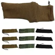 9pcs 14" Handgun Pistol Gun Sock Protect Sleeve Silicone Treated Hunting Socks