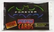 Promotional Pepsi packet from 1995, related to Batman Forever Movie.