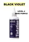 KISS TINTATION Semi-Permanent Hair Color 5 oz BLACK VIOLET T930 Level: 4