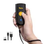 Tera Mini 1D Barcode Scanner: Pocket Waterproof Wireless Laser Scanner 3 in 1