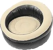 Folding Inflatable Sofa Blow up Sofa Inflatable Chair Foldable Stool Air Mattress Inflatable Couch Blow up Mattress Air Sofa Inflatable Lounger Folding Inflatable Stool PVC Silver
