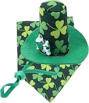 LIGHTAOTAO 1 Set Decorative Dog Bib with Multi Function Hat Stylish Pet Accessory for Parties and Photography Comfortable and High Class and Cats
