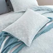 Renee Taylor Jervis Checks Jacquard Quilt Cover Set