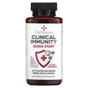 2 X LifeSeasons, Clinical Immunity, Quick-Start, 60 Veg Capsules