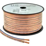 Car Home Audio 12 Gauge Speaker Wire Transparent Clear Cable 12AWG (250 Feet)