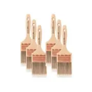 3 in. Nylon/Polyester Flat Brush (6-Pack)