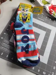 SPONGEBOB BOB 3 PK CHRISTMAS SOCKS G6
