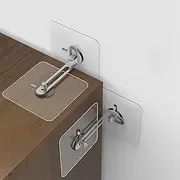 Furniture Anchors (10 Packs) No Drill for Baby Proofing, Anti Tip Furniture Straps Kit for Baby Proofing, Secure Bookcase Dresser Shelf Cabinet to Wall for Child Safety