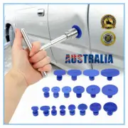 Tool Repair Dent Puller Kit removal Slide Hammer Glue Tabs Suction Metal Cup