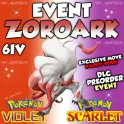 ✨ EVENT ZOROARK ✨ DLC PREORDER EVENT ✨ EXCLUSIVE MOVE ✨ Pokemon Scarlet & Violet