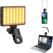 Bi-Color Fill Light for Video with 3 Light Modes, Adjustable Color Temperature and 3100mAh Rechargeable Battery, Portable Photography Light for Camera Tripod Selfie Stick Travel