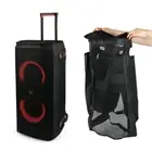 For JBL PartyBox 310 Dustproof Nylon Cover Outdoor Protective Storage Case Black