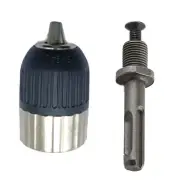 Quick and Easy Bit Change Keyless Drill Chuck Converter Time Saving Feature