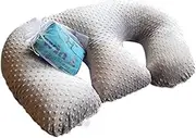 Multi-Functional Breastfeeding Pillow Double Package Baby Feeding Pillow Anti-Spill Milk Anti-Spitting Milk Cushion Newborn Feeding Bed (Color : 05, Size : 96X60X15)