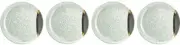 Michael Wainwright Raku Canape Plates, Set of 4-108RA58