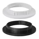 Set of 6 Sturdy Plastic Lamp Socket Collar Rings Portable for Light Fixtures