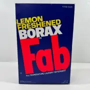 Vintage Fab Laundry Detergent Lemon Freshened Borax King Size 5lbs New