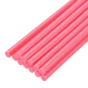 Mini Hot Glue Sticks for Glue Gun 0.27-inch x 8-inch Rose Red 12pcs