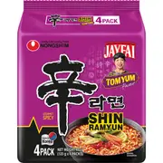Nongshim Shin Ramyun Tom Yum Soup 4 pack