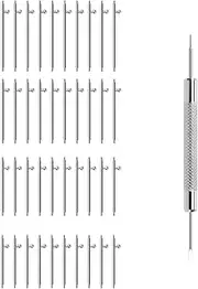 [SING F LTD] 40PCS Quick Release Spring Bars Watch Lugs 316L Stainless Steel Strap Link Pins with Remove Tool 18mm 20mm 22mm 24mm Length 1.5mm Diameter
