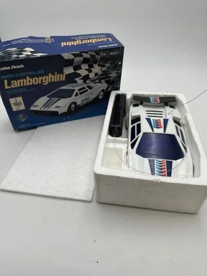 Vtg RADIO SHACK Remote Controlled Lamborghini Countach 60-4051 New Old Stock