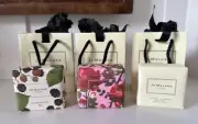 Jo Malone Soap ~ Blackberry & Bay or Red Roses or Lime Basil Mandarin + Gift Bag