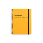 Delfonics Rollbahn Spiral Bound A5 Grid Notebook 160pg Journal Stationery Yellow
