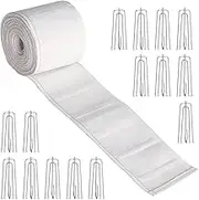 Curtains Pleat Tape | Pleater Hooks Pinch Curtains Cloth Heading - Drape Making Accessories for Living Room Home Bedroom Enhancement