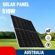 510W Fixed Solar Panel Kit Mono Caravan Camping Home Charging Battery AUS